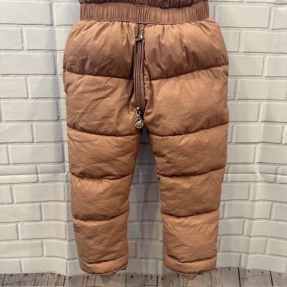 Toddler Girls 2-3T Snow Pants  Suit Winter Clothes Mauve Pink Zip-up Adjustable - Picture 7 of 9